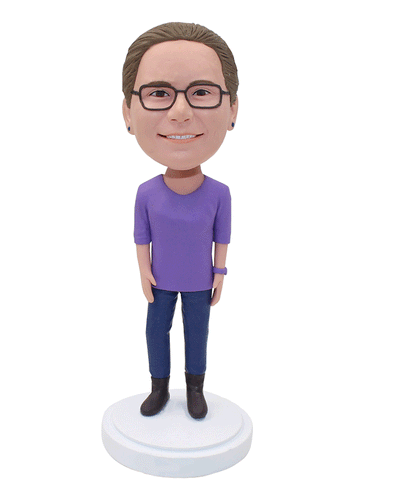 Create Your Own Bobblehead, Custom Female Bobblehead Yourself, Bobbleheads That Look Like You - Abobblehead.com